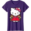 image:imageHello Kitty Valentine Teddy Bear Tee Shirt TShirtPurple