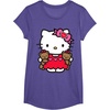 image:imageHello Kitty Valentine Teddy Bear Tee Shirt TShirtPurple Heather