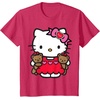 image:imageHello Kitty Valentine Teddy Bear Tee Shirt TShirtRed Heather