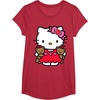 image:imageHello Kitty Valentine Teddy Bear Tee Shirt TShirtRed Heather