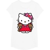 image:imageHello Kitty Valentine Teddy Bear Tee Shirt TShirtWhite