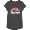image:imageHello Kitty Wild West Tee Shirt TShirtDark Heather Grey