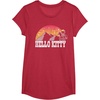 image:imageHello Kitty Wild West Tee Shirt TShirtRed Heather