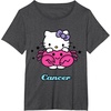 image:imageHello Kitty Zodiac Cancer Tee Shirt TShirtDark Heather Grey