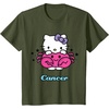image:imageHello Kitty Zodiac Cancer Tee Shirt TShirtOlive Green