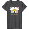 image:imageHello Kitty Zodiac Gemini TShirtDark Heather Grey
