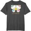 image:imageHello Kitty Zodiac Gemini TShirtDark Heather Grey