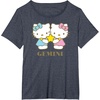 image:imageHello Kitty Zodiac Gemini TShirtHeather Blue