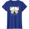 image:imageHello Kitty Zodiac Gemini TShirtRoyal Blue