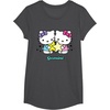 image:imageHello Kitty Zodiac Gemini Tee Shirt TShirtDark Heather Grey