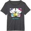 image:imageHello Kitty Zodiac Gemini Tee Shirt TShirtDark Heather Grey