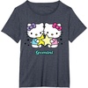 image:imageHello Kitty Zodiac Gemini Tee Shirt TShirtHeather Blue