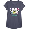 image:imageHello Kitty Zodiac Gemini Tee Shirt TShirtHeather Blue