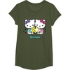 image:imageHello Kitty Zodiac Gemini Tee Shirt TShirtOlive Green