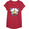 image:imageHello Kitty Zodiac Gemini Tee Shirt TShirtRed Heather