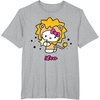 image:imageHello Kitty Zodiac Leo Tee Shirt TShirtHeather Grey