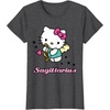 image:imageHello Kitty Zodiac Sagittarius Tee Shirt TShirtDark Heather Grey