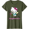 image:imageHello Kitty Zodiac Sagittarius Tee Shirt TShirtOlive Green