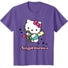 image:imageHello Kitty Zodiac Sagittarius Tee Shirt TShirtPurple Heather