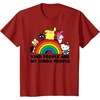 image:imageHello Kitty and Friends Kind People are My Kinda People TShirtCranberry Red