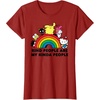image:imageHello Kitty and Friends Kind People are My Kinda People TShirtCranberry Red