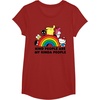 image:imageHello Kitty and Friends Kind People are My Kinda People TShirtCranberry Red