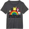 image:imageHello Kitty and Friends Kind People are My Kinda People TShirtDark Heather Grey