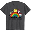 image:imageHello Kitty and Friends Kind People are My Kinda People TShirtDark Heather Grey