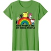 image:imageHello Kitty and Friends Kind People are My Kinda People TShirtGrass Green