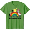 image:imageHello Kitty and Friends Kind People are My Kinda People TShirtGrass Green