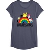 image:imageHello Kitty and Friends Kind People are My Kinda People TShirtHeather Blue