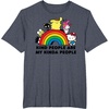 image:imageHello Kitty and Friends Kind People are My Kinda People TShirtHeather Blue