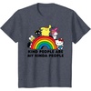 image:imageHello Kitty and Friends Kind People are My Kinda People TShirtHeather Blue