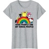 image:imageHello Kitty and Friends Kind People are My Kinda People TShirtHeather Grey