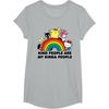 image:imageHello Kitty and Friends Kind People are My Kinda People TShirtHeather Grey
