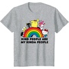 image:imageHello Kitty and Friends Kind People are My Kinda People TShirtHeather Grey