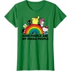image:imageHello Kitty and Friends Kind People are My Kinda People TShirtKelly Green