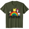 image:imageHello Kitty and Friends Kind People are My Kinda People TShirtOlive Green