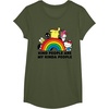 image:imageHello Kitty and Friends Kind People are My Kinda People TShirtOlive Green