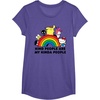 image:imageHello Kitty and Friends Kind People are My Kinda People TShirtPurple Heather