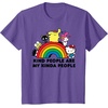 image:imageHello Kitty and Friends Kind People are My Kinda People TShirtPurple Heather