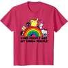 image:imageHello Kitty and Friends Kind People are My Kinda People TShirtRed Heather