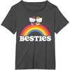 image:imageHello Kitty and Mimmy Besties Tee Shirt TShirtDark Heather Grey