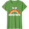 image:imageHello Kitty and Mimmy Besties Tee Shirt TShirtGrass Green