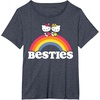 image:imageHello Kitty and Mimmy Besties Tee Shirt TShirtHeather Blue