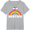image:imageHello Kitty and Mimmy Besties Tee Shirt TShirtHeather Grey