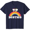 image:imageHello Kitty and Mimmy Besties Tee Shirt TShirtNavy Blue