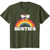 image:imageHello Kitty and Mimmy Besties Tee Shirt TShirtOlive Green