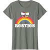 image:imageHello Kitty and Mimmy Besties Tee Shirt TShirtOlive Heather