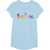 image:imageHello Sanrio Characters Checkerboard Tee Shirt TShirtBaby Blue